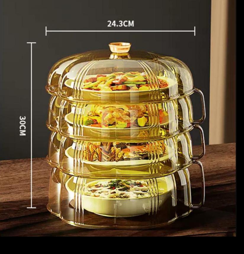 Clear Stackable Food Cover