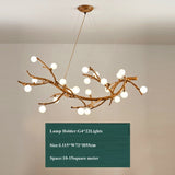 Nordic Retro LED Chandelier Tree Branch