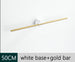 White Base + Gold Bar 50 cm