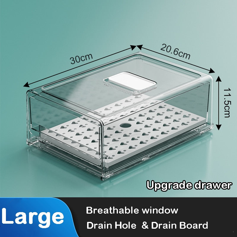 Transparent Stackable Storage Box