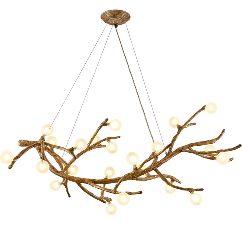 Nordic Retro LED Chandelier Tree Branch