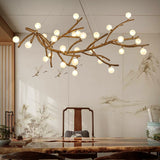 Nordic Retro LED Chandelier Tree Branch