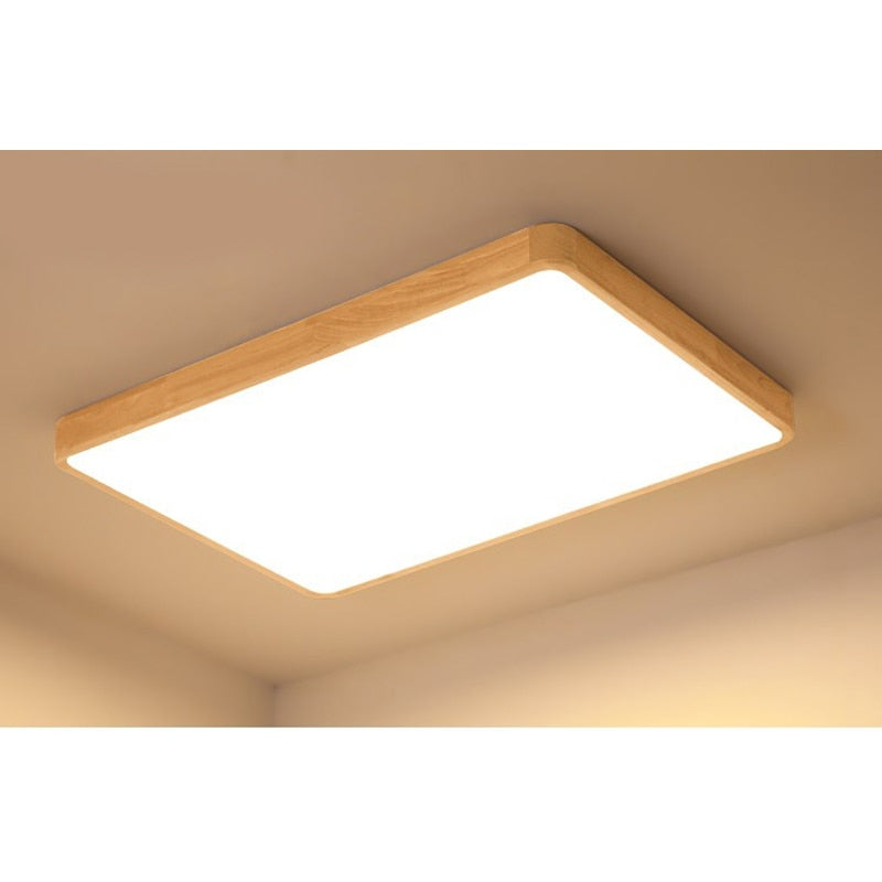 Nordic Wood Ceiling Lamp