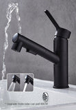 Chrome Pull-out Faucet Bathroom Hot and Cold Wash Head