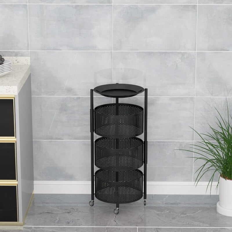 Metal Open-Close Rotating Shelf