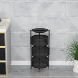 Metal Open-Close Rotating Shelf
