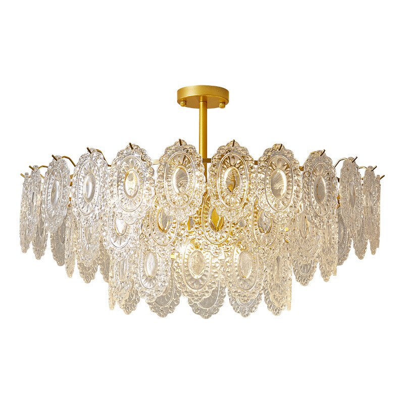 Modern K9 Crystal Round Shape Chandelier Lamp