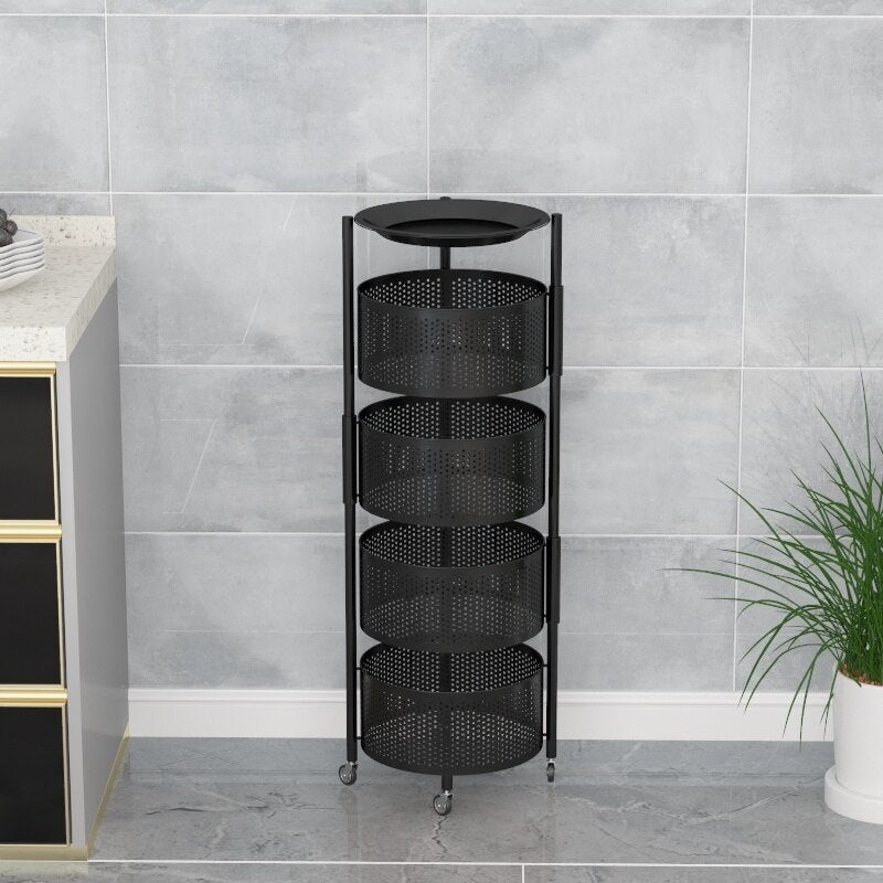 Metal Open-Close Rotating Shelf