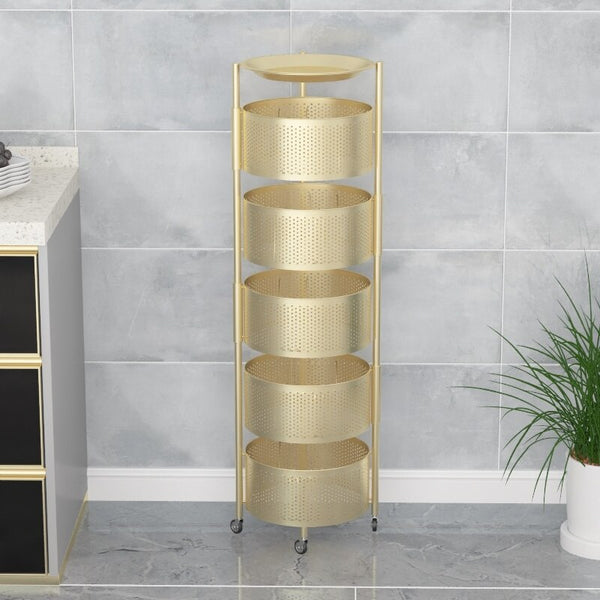 Metal Open-Close Rotating Shelf