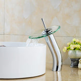 Glass Mushroom-Shaped Waterfall Faucet