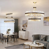 Postmodern Lighting Round Oval LED Chandelier