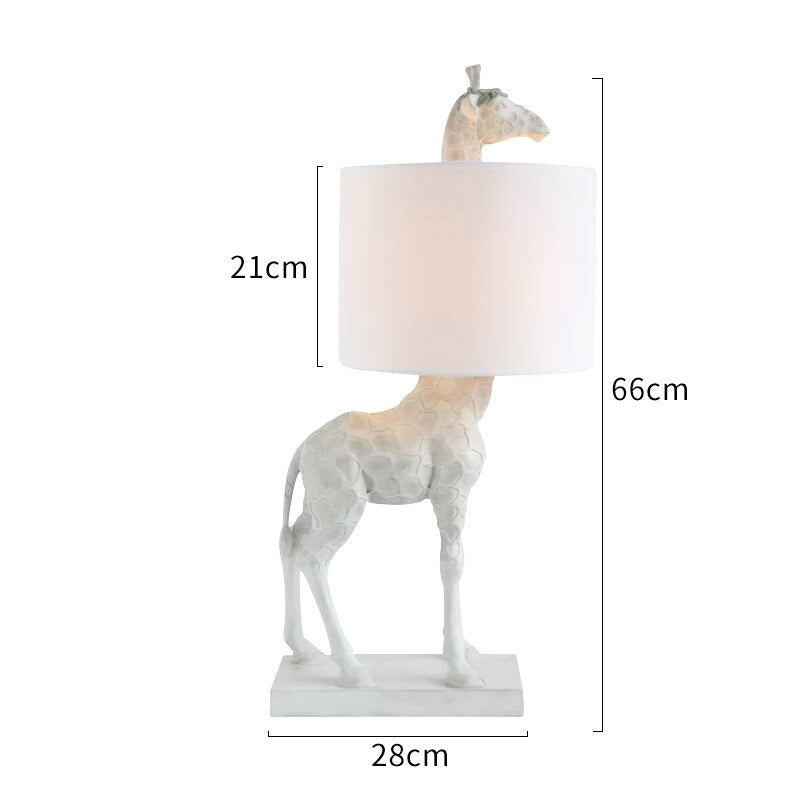 Overlooking Giraffe Table Lamp