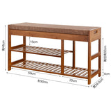 Organizer Design Shoe Rack Small Nordic Bamboo