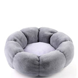 Soft And Comfortable Shaped Faux Fur Bed Flowers For Pet