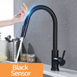 Pull Out Black Sensor Stainless Steel Kitchen Faucets