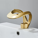 Single Handle 1 Hole Water Fall Overflow Faucet