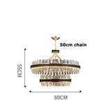 Postmodern Lighting Round Oval LED Chandelier