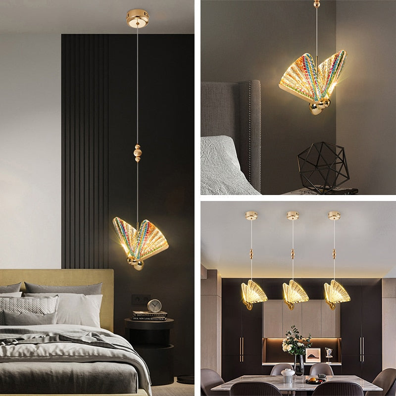 Luxury Butterfly Pendant Lamps