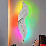 Nordic Modern Creative Feather Light Led Wall Lamp