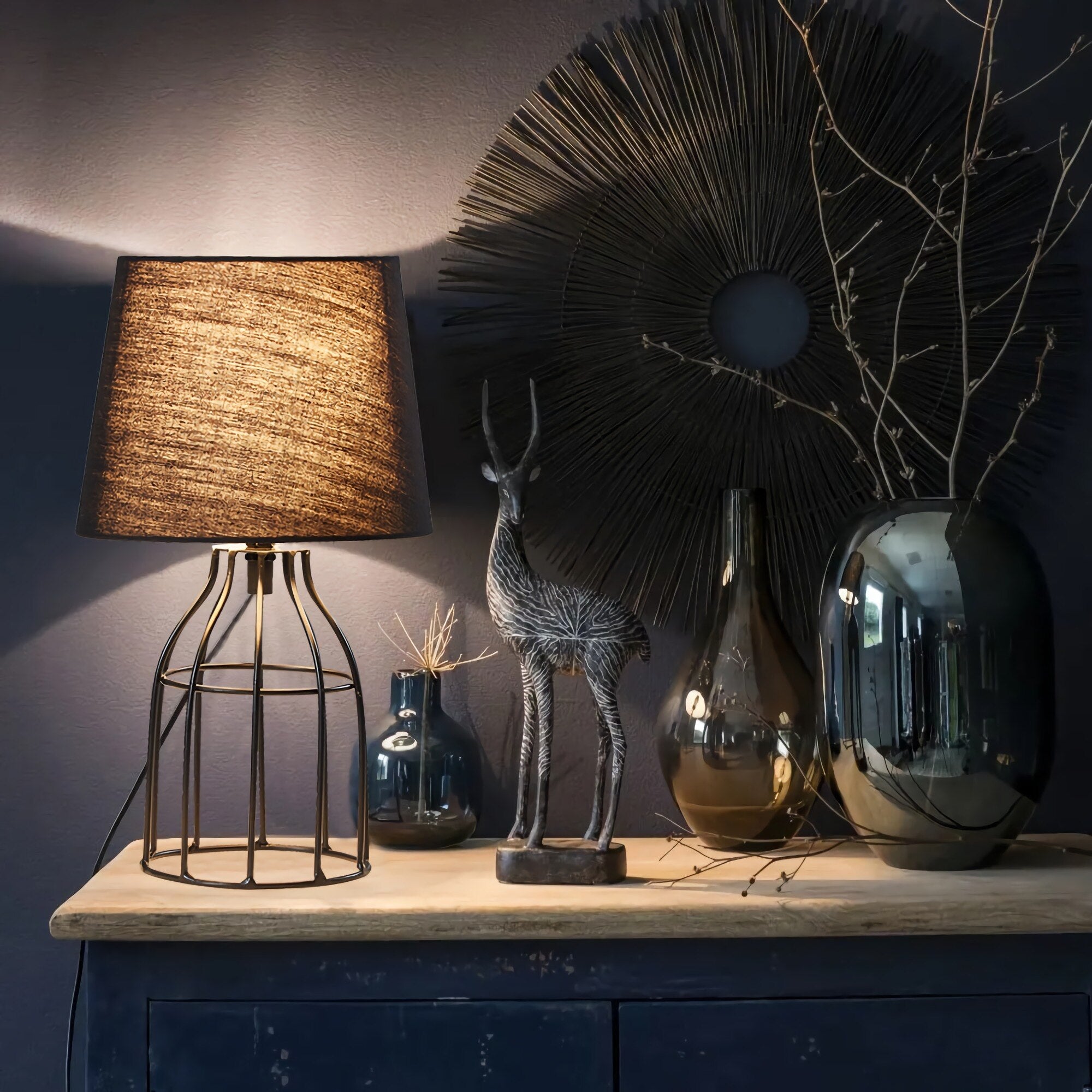 Stylish Cage Table Lamp