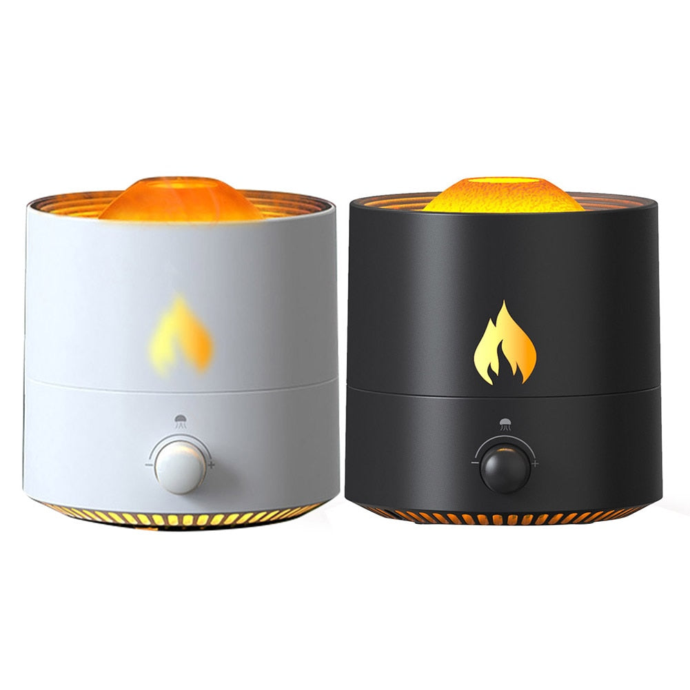 Ultrasonic Aroma Flame Color Diffuser