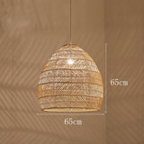 Chinese Style Handmake Rattan Vintage Hanging Lamps