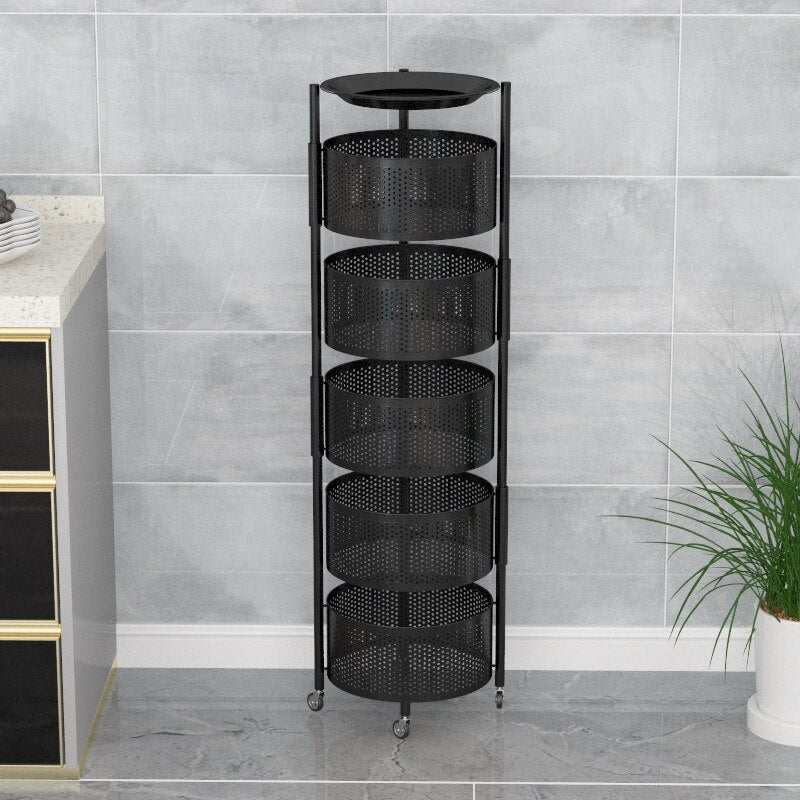 Metal Open-Close Rotating Shelf