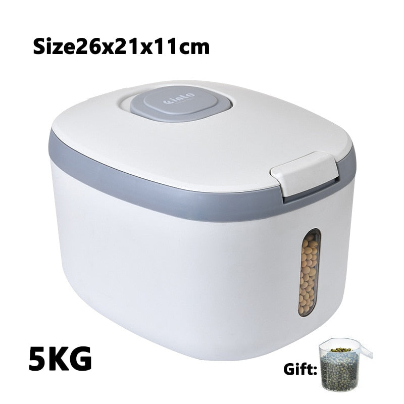 Press-type Sealed Box Insect-Proof Grain Storage Dispenser