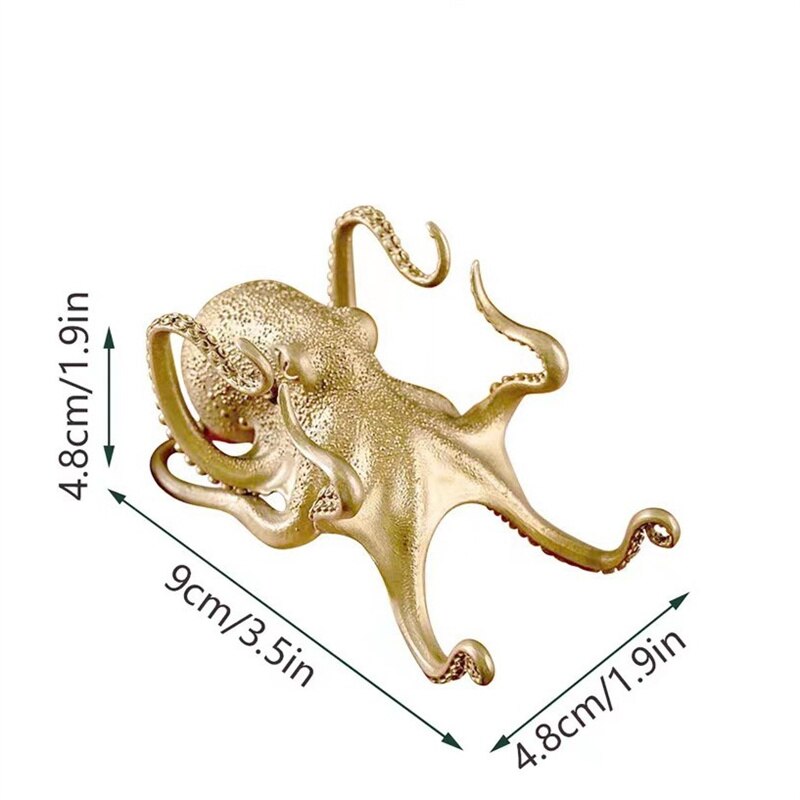 Octopus Ornament Metal Phone Holder