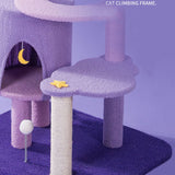 Cat Tree With Clouds And Moon