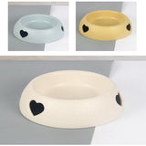 Cute Pet Food Bowl With Heart