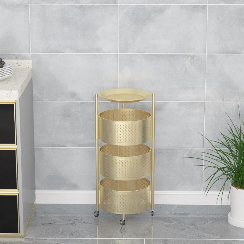Metal Open-Close Rotating Shelf
