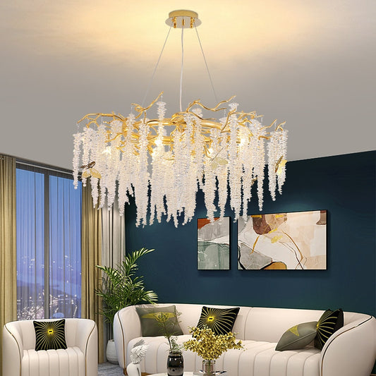 Modern Luxury Crystal Tassel Chandeliers