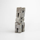 Japanese White Textured Author Shino Sculpture