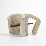 Japanese White Shino Ash Sculpture