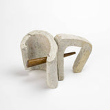 Japanese White Shino Ash Sculpture