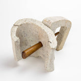 Japanese White Shino Ash Sculpture