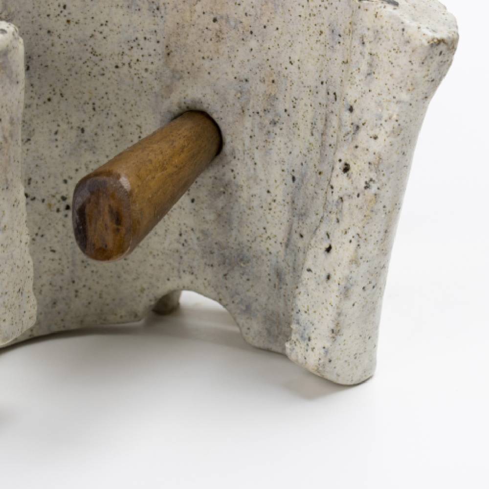 Japanese White Shino Ash Sculpture