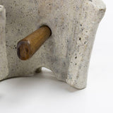 Japanese White Shino Ash Sculpture