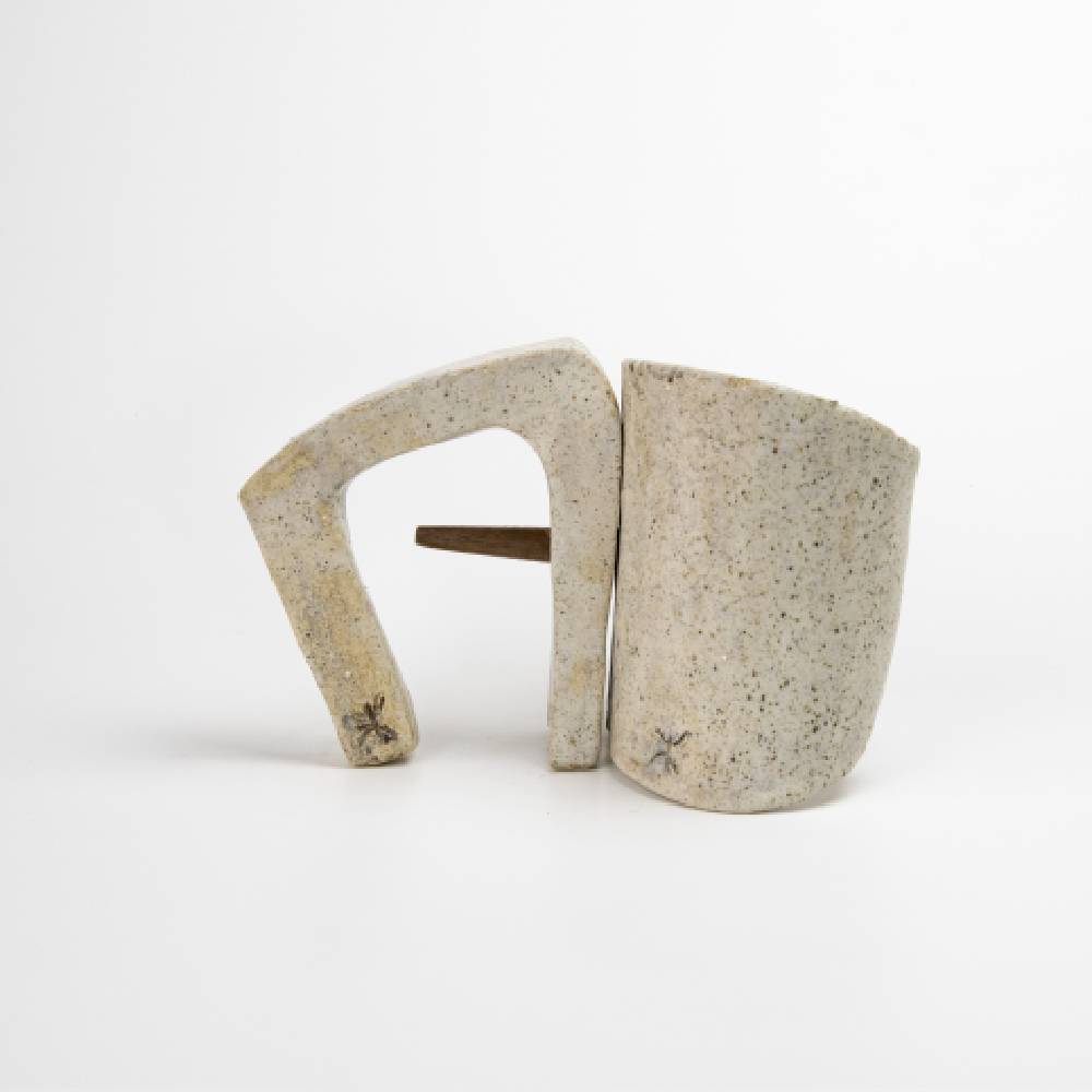 Japanese White Shino Ash Sculpture