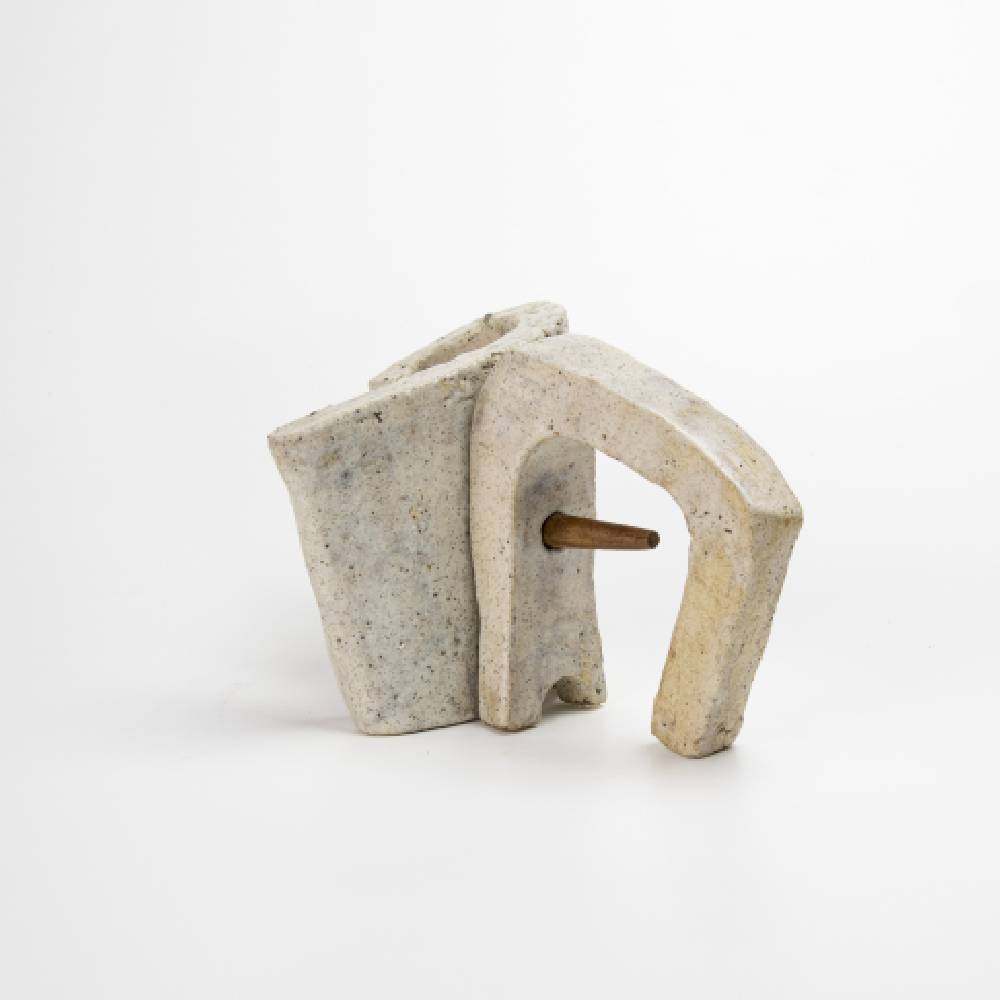 Japanese White Shino Ash Sculpture