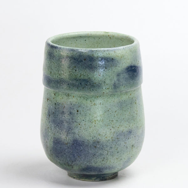 Japanese Green Vase Author Glaze