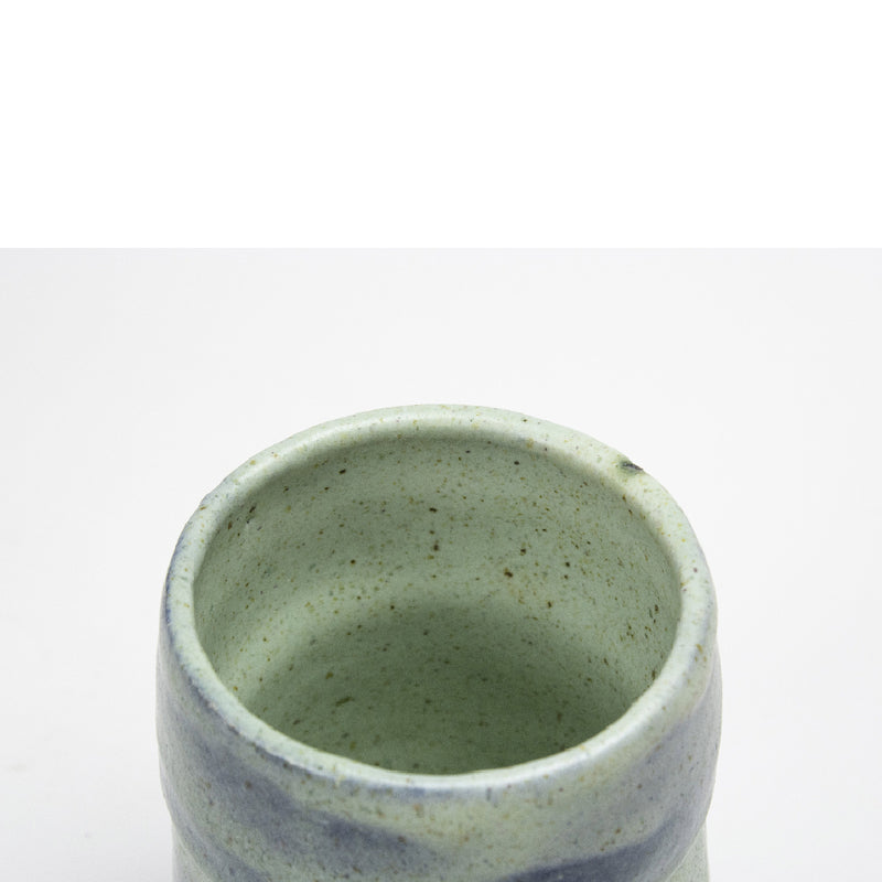 Japanese Green Vase Author Glaze