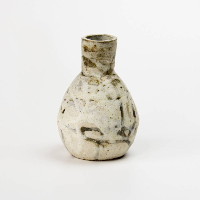 Japanese Natural White Shino Glaze Vase