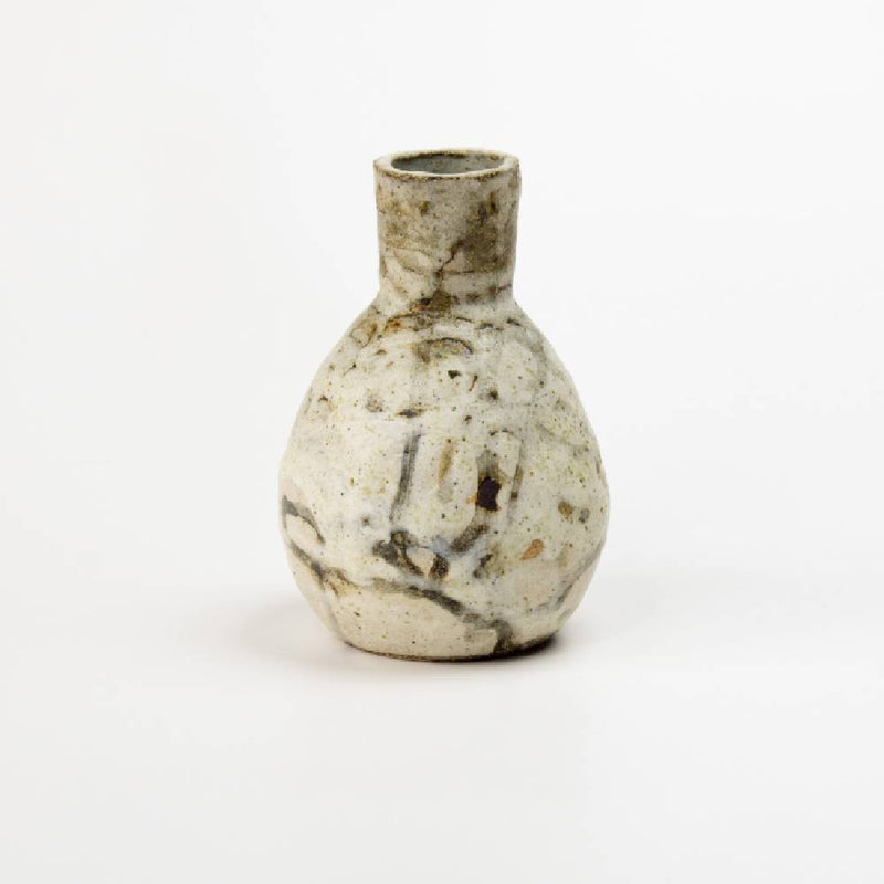Japanese Natural White Shino Glaze Vase
