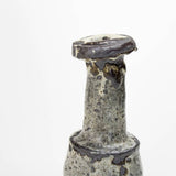 Japanese Rusty White Author Ash Glaze Vase