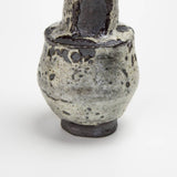 Japanese Rusty White Author Ash Glaze Vase