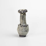 Japanese Rusty White Author Ash Glaze Vase