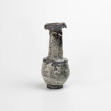 Japanese Rusty White Author Ash Glaze Vase