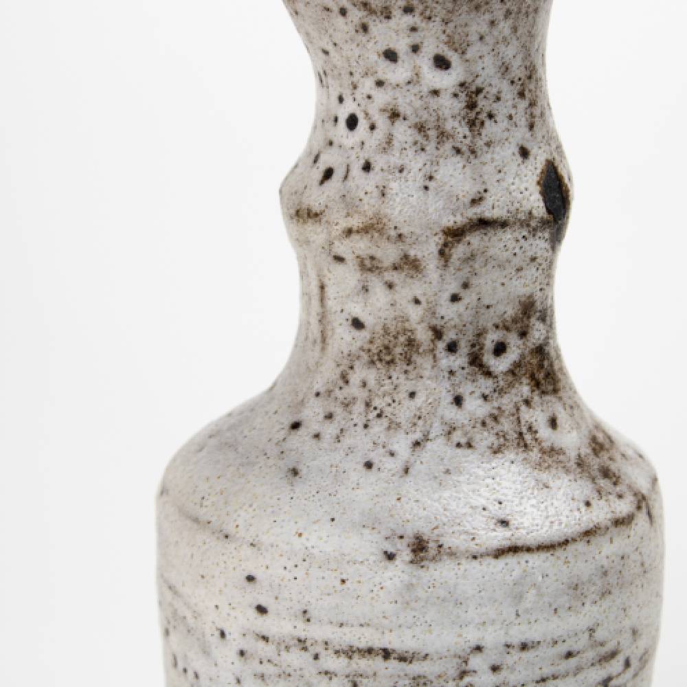 Japanese Rusty White Shino Glaze Vase